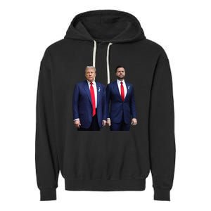 Trump Vance 2024 Brothers Supported Diabetes Awareness Garment-Dyed Fleece Hoodie