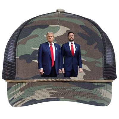 Trump Vance 2024 Brothers Supported Diabetes Awareness Retro Rope Trucker Hat Cap