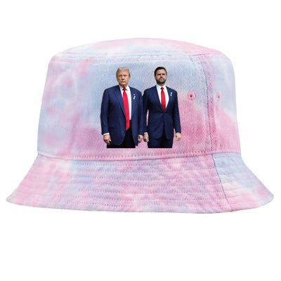 Trump Vance 2024 Brothers Supported Diabetes Awareness Tie-Dyed Bucket Hat