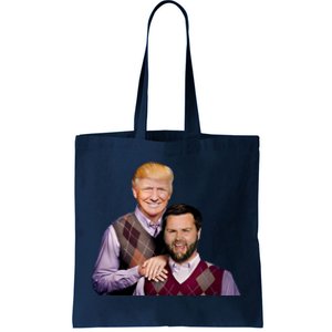 Trump Vance 2024 Brothers Funny Parody Trump J.D. Vance Bros Tote Bag