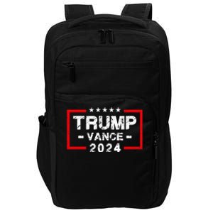 Trump Vance 2024 Us Flag Election President 2024 Impact Tech Backpack