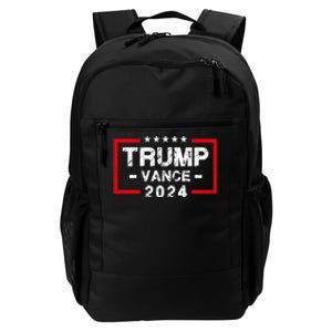 Trump Vance 2024 Us Flag Election President 2024 Daily Commute Backpack