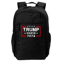 Trump Vance 2024 Us Flag Election President 2024 Daily Commute Backpack