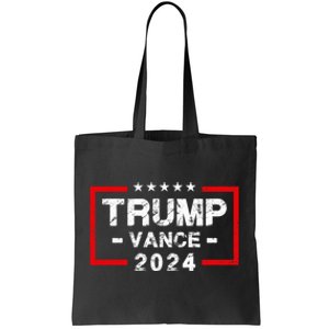 Trump Vance 2024 Us Flag Election President 2024 Tote Bag