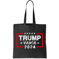 Trump Vance 2024 Us Flag Election President 2024 Tote Bag