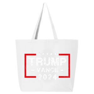 Trump Vance 2024 Us Flag Election President 2024 25L Jumbo Tote