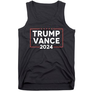 Trump Vance 2024 Retro Stripe Trump Jd Vance Tank Top