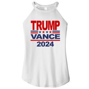 Trump Vance 2024 Retro Stripe Trump Jd Vance Women's Perfect Tri Rocker Tank