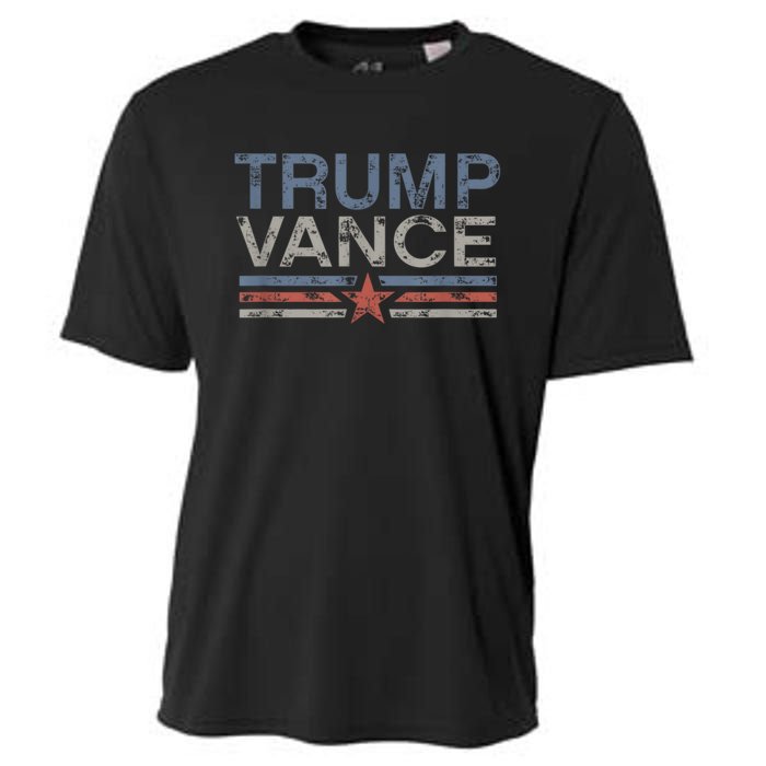 Trump Vance 2024 Retro Stripe Trump Jd Vance Cooling Performance Crew T-Shirt