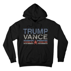 Trump Vance 2024 Retro Stripe Trump Jd Vance Hoodie