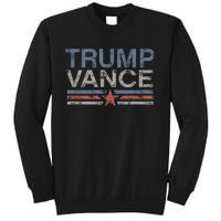 Trump Vance 2024 Retro Stripe Trump Jd Vance Sweatshirt