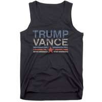 Trump Vance 2024 Retro Stripe Trump Jd Vance Tank Top