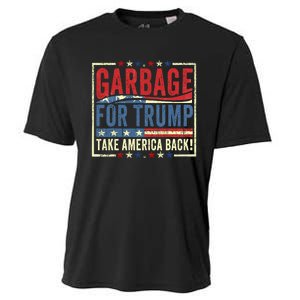 Trump Vance 2024 Proud To Be Garbage Presidential Election Cooling Performance Crew T-Shirt