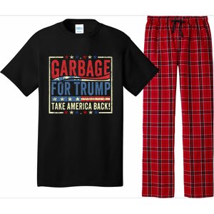 Trump Vance 2024 Proud To Be Garbage Presidential Election Pajama Set