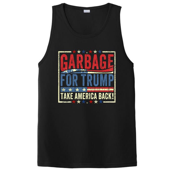 Trump Vance 2024 Proud To Be Garbage Presidential Election PosiCharge Competitor Tank