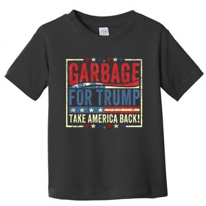 Trump Vance 2024 Proud To Be Garbage Presidential Election Toddler T-Shirt