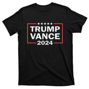 Trump Vance 2024 Retro Stripe Trump Jd Vance T-Shirt