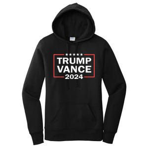 Trump Vance 2024 Retro Stripe Trump Jd Vance Women's Pullover Hoodie