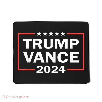 Trump Vance 2024 Retro Stripe Trump Jd Vance Mousepad