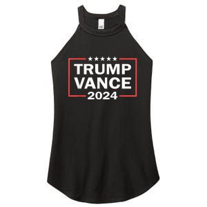 Trump Vance 2024 Retro Stripe Trump Jd Vance Women's Perfect Tri Rocker Tank