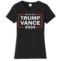 Trump Vance 2024 Retro Stripe Trump Jd Vance Women's T-Shirt