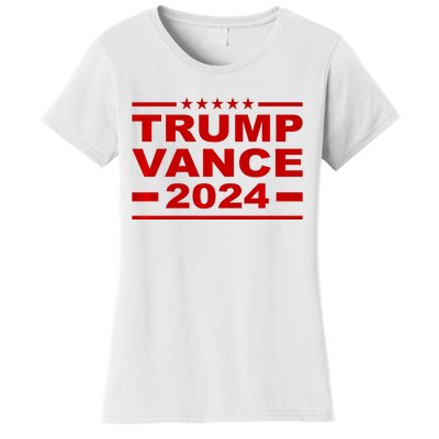 Trump Vance 2024 For President Vp Usa Election Patriotic Women's T-Shirt