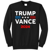 Trump Vance 2024 Retro Stripe Trump Jd Vance Sweatshirt