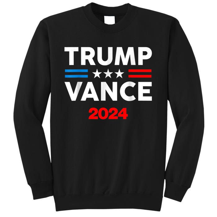 Trump Vance 2024 Retro Stripe Trump Jd Vance Sweatshirt