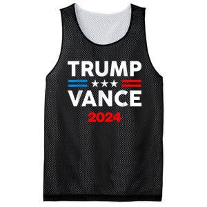 Trump Vance 2024 Retro Stripe Trump Jd Vance Mesh Reversible Basketball Jersey Tank