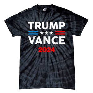 Trump Vance 2024 Retro Stripe Trump Jd Vance Tie-Dye T-Shirt