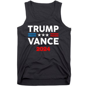 Trump Vance 2024 Retro Stripe Trump Jd Vance Tank Top