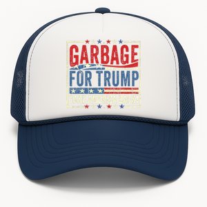 Trump Vance 2024 Proud To Be Garbage Presidential Election Trucker Hat