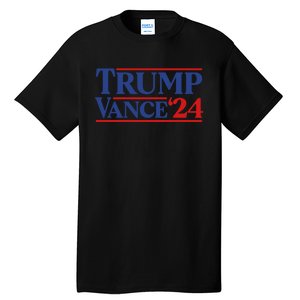 Trump Vance 2024 Donald Trump J.D. Vance For President Tall T-Shirt