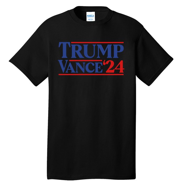 Trump Vance 2024 Donald Trump J.D. Vance For President Tall T-Shirt