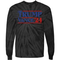 Trump Vance 2024 Donald Trump J.D. Vance For President Tie-Dye Long Sleeve Shirt