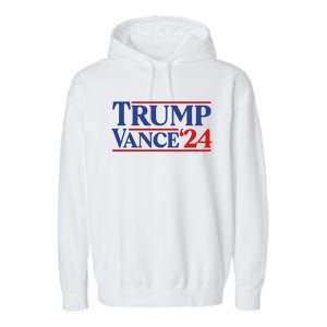 Trump Vance 2024 Donald Trump J.D. Vance For President Garment-Dyed Fleece Hoodie