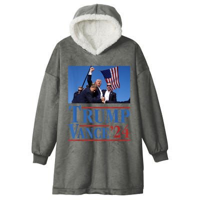 Trump Vance 2024 Hooded Wearable Blanket