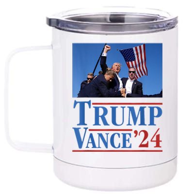 Trump Vance 2024 12 oz Stainless Steel Tumbler Cup