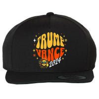 Trump Vance 2024 Take America Back Fight For America Wool Snapback Cap