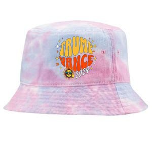 Trump Vance 2024 Take America Back Fight For America Tie-Dyed Bucket Hat