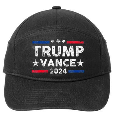 Trump Vance 2024 President Trump Supporter 7-Panel Snapback Hat