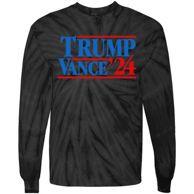 Trump Vance 2024 Vice President Trump Tie-Dye Long Sleeve Shirt