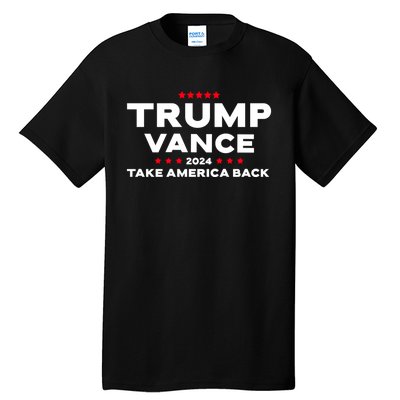 Trump Vance 2024 Take America Back Tall T-Shirt