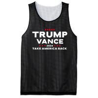 Trump Vance 2024 Take America Back Mesh Reversible Basketball Jersey Tank