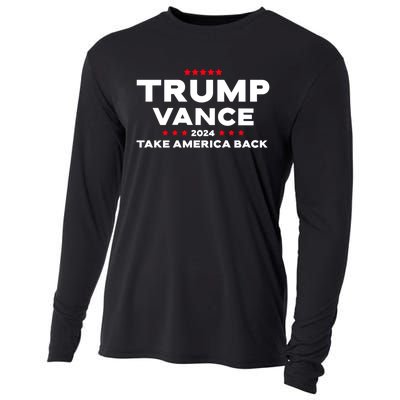 Trump Vance 2024 Take America Back Cooling Performance Long Sleeve Crew