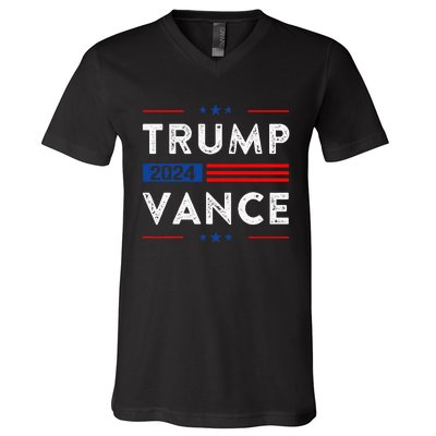 Trump Vance 2024 Election Republican Trump President 2024 V-Neck T-Shirt