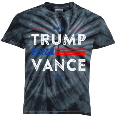 Trump Vance 2024 Election Republican Trump President 2024 Kids Tie-Dye T-Shirt