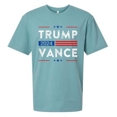 Trump Vance 2024 Election Republican Trump President 2024 Sueded Cloud Jersey T-Shirt