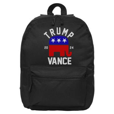 Trump Vance 2024 Republican Election 16 in Basic Backpack