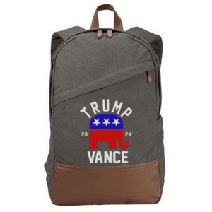 Trump Vance 2024 Republican Election Cotton Canvas Backpack